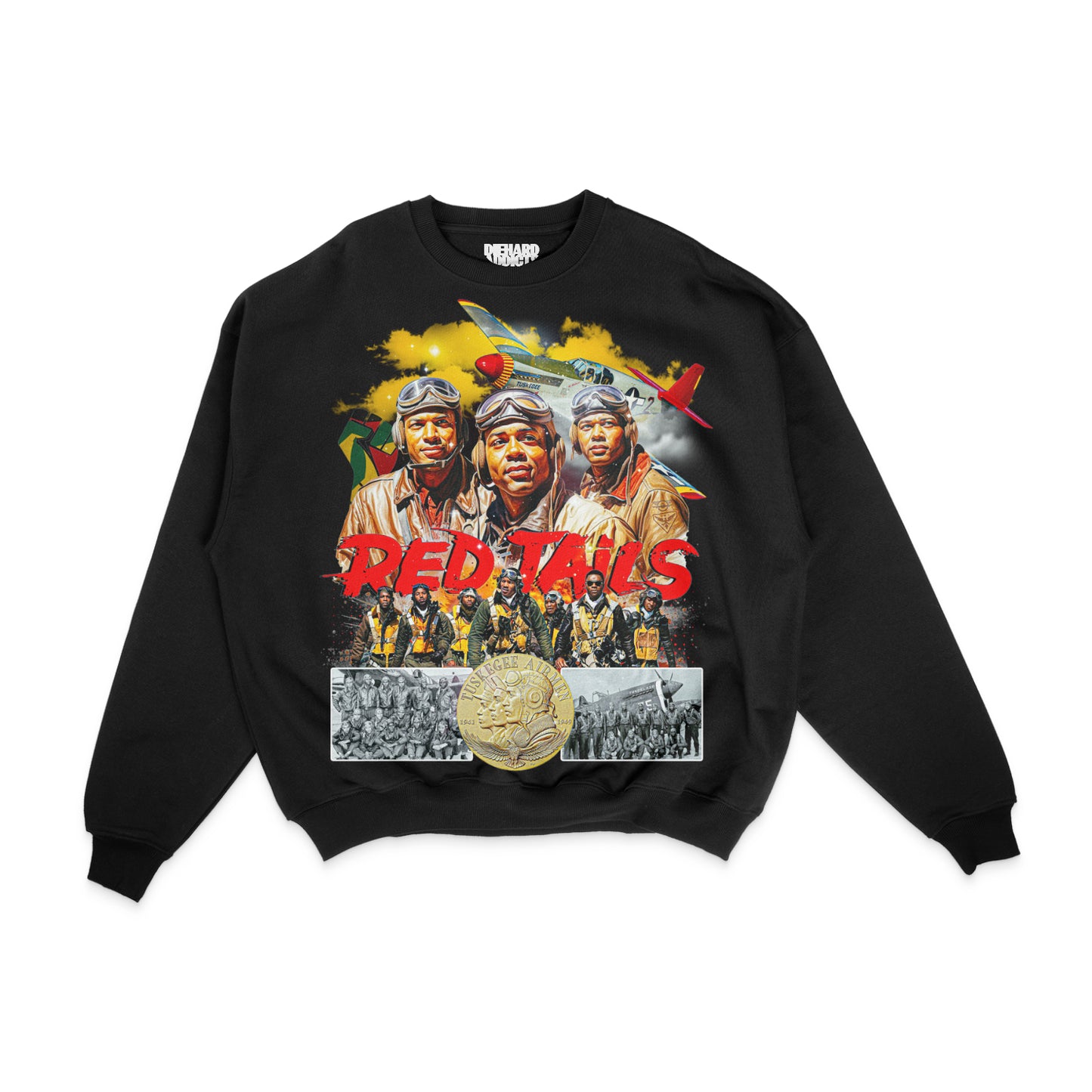 Red Tails Crewneck (Youth)
