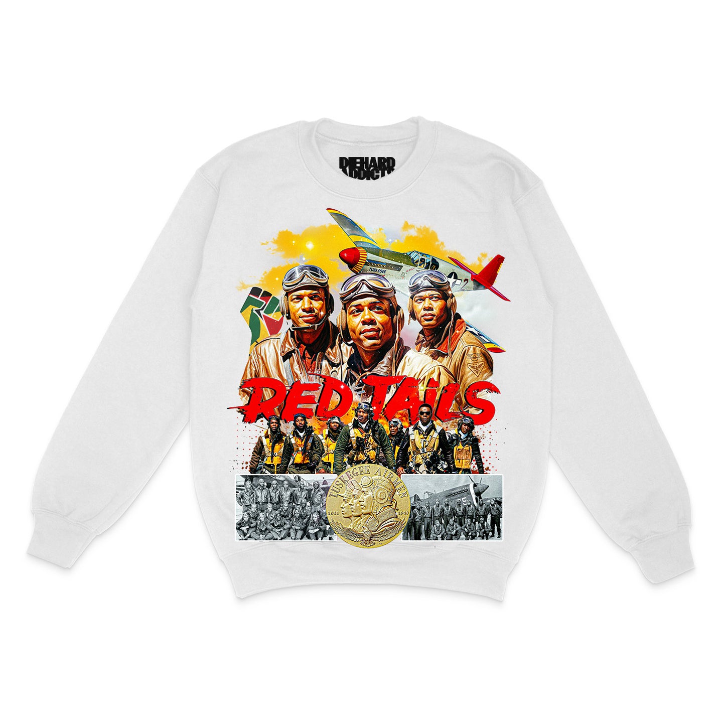 Red Tails Crewneck (Youth)