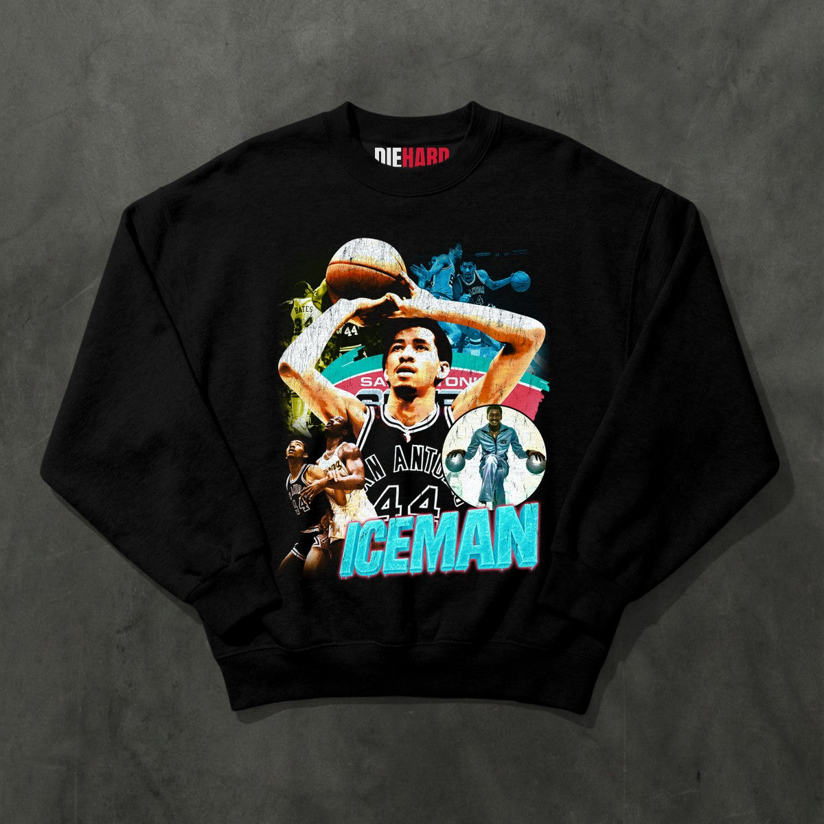 Ice Man Tee — Crewneck Black