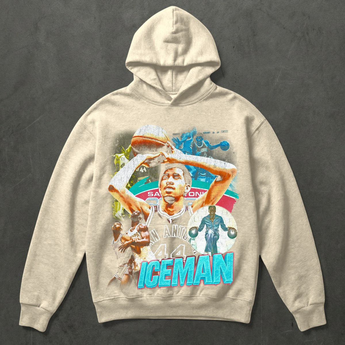 Ice Man Tee — Hoodie Cream
