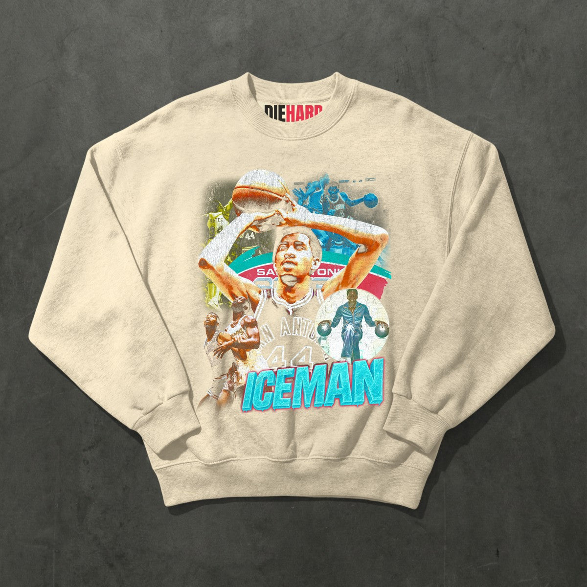 Ice Man Tee — Crewneck Cream