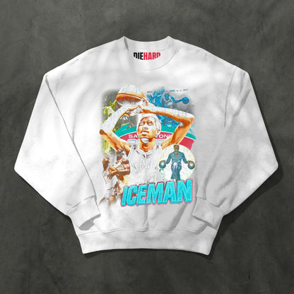 Ice Man Tee — Crewneck White