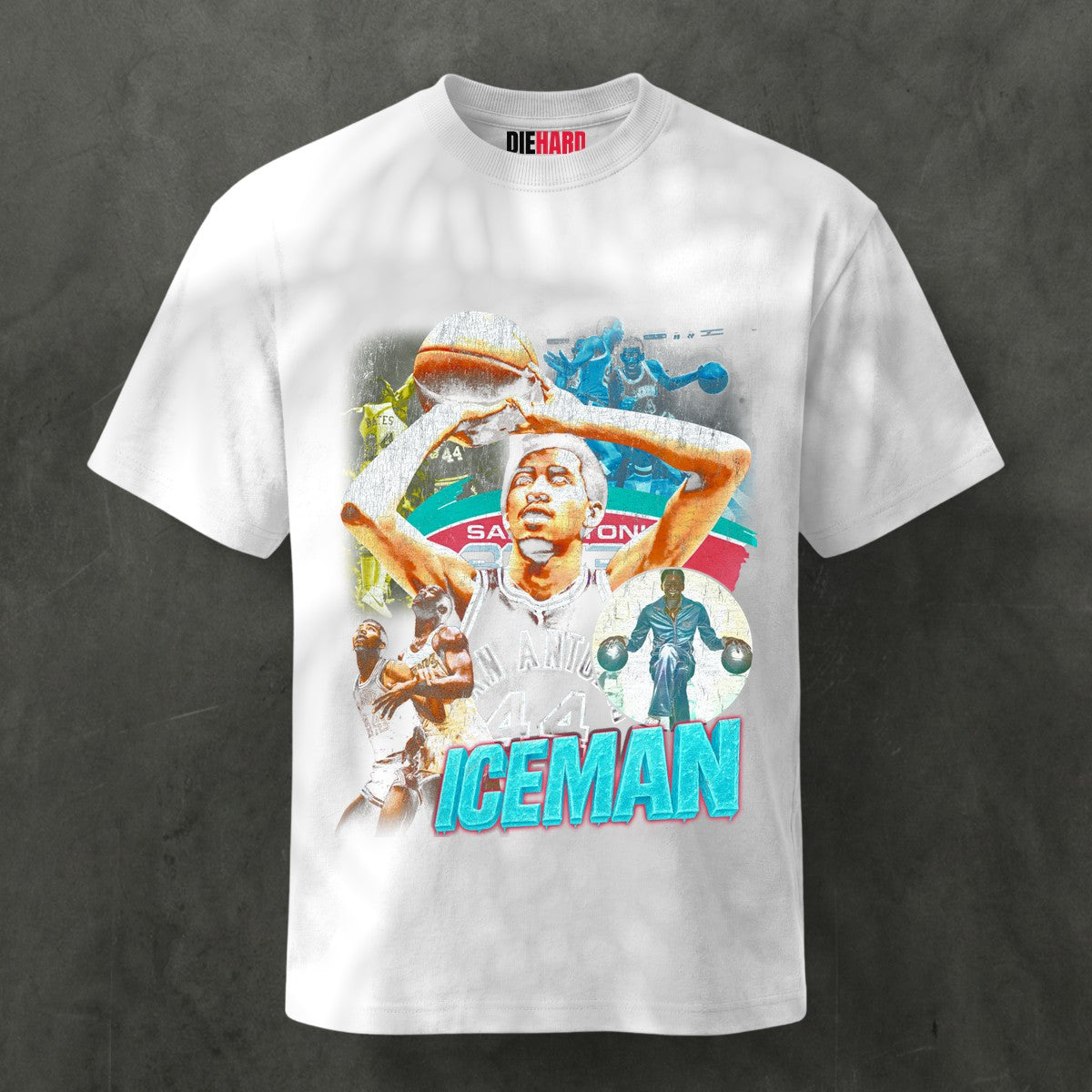 Ice Man Tee — Youth Tee White