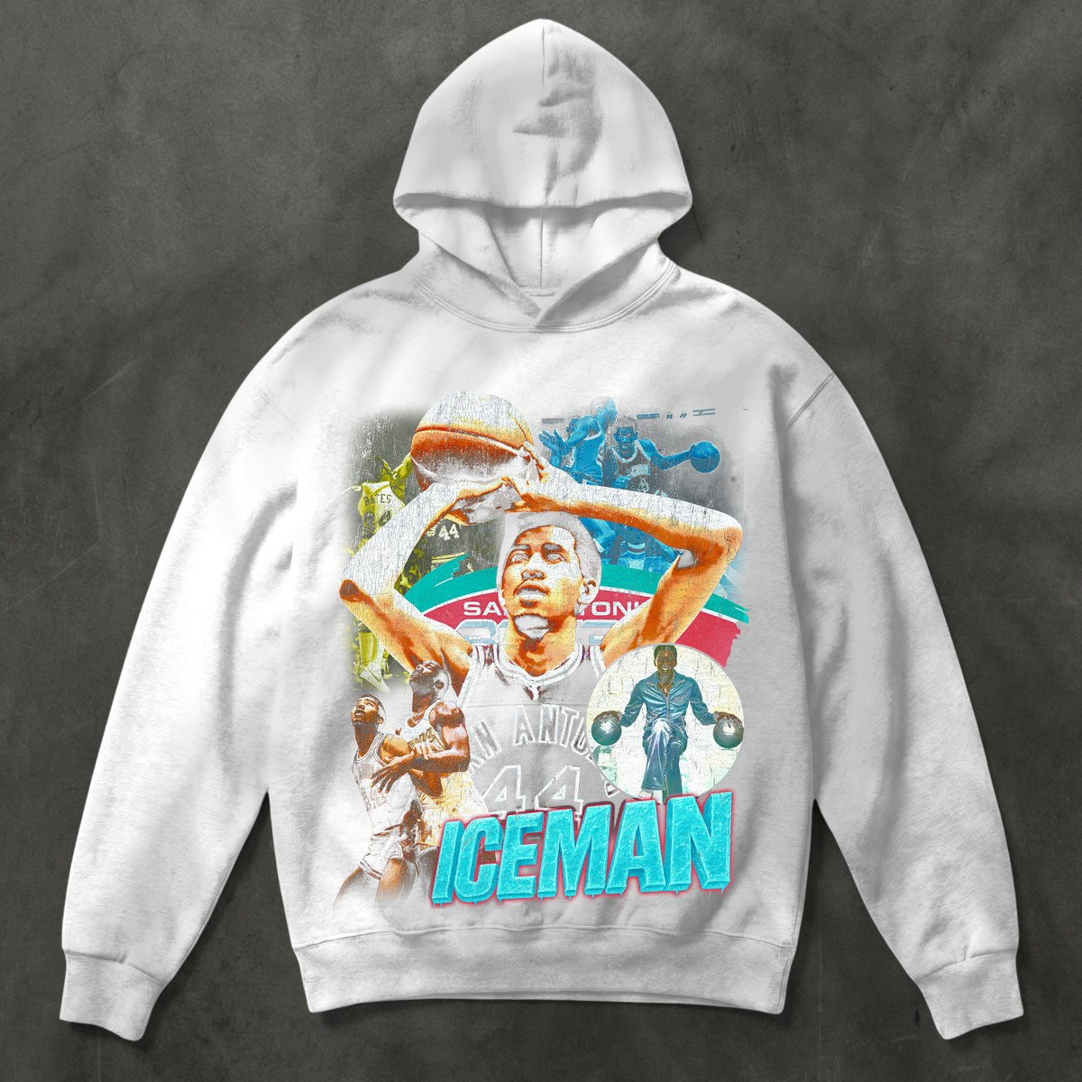 Ice Man Tee — Hoodie White