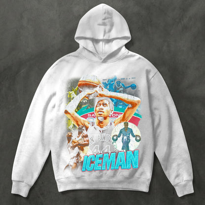 Ice Man Tee — Hoodie White