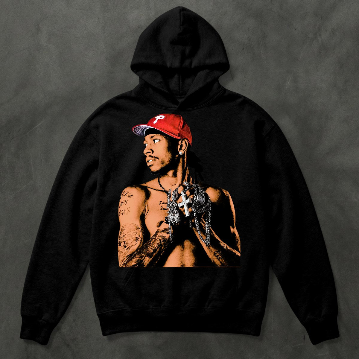 Iverson Tee — Hoodie Black