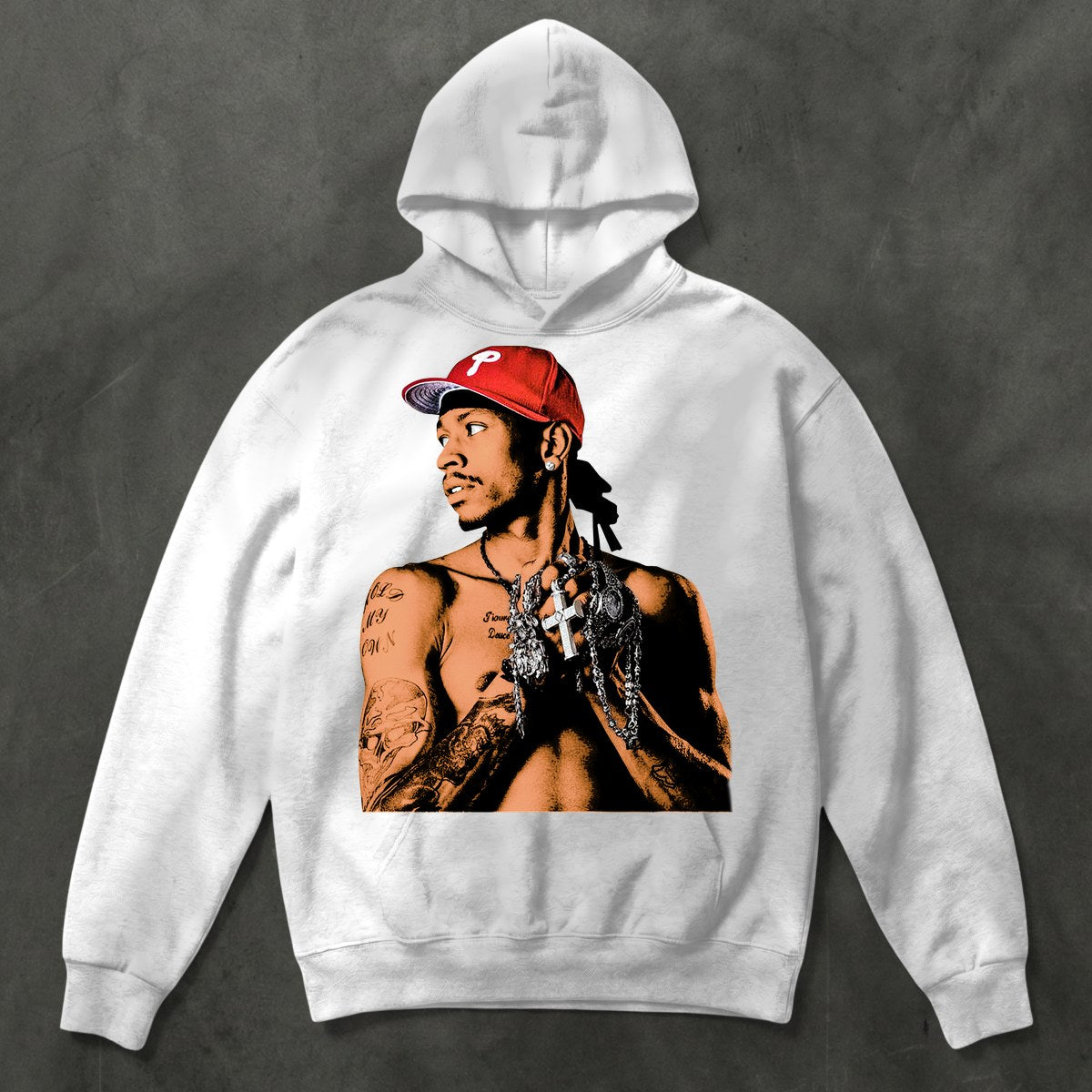 Iverson Tee — Hoodie White