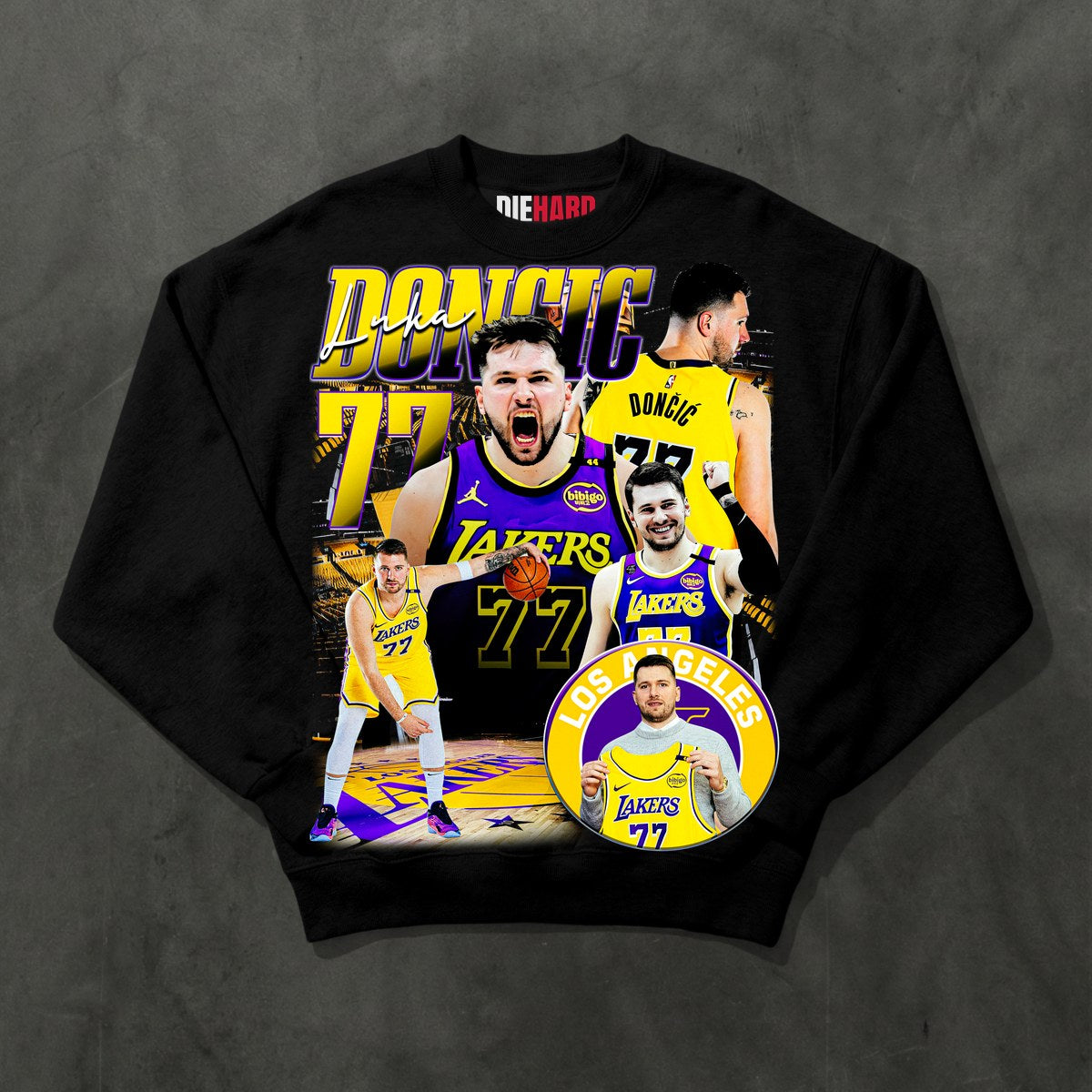 Laker Magic Tee — Crewneck Black