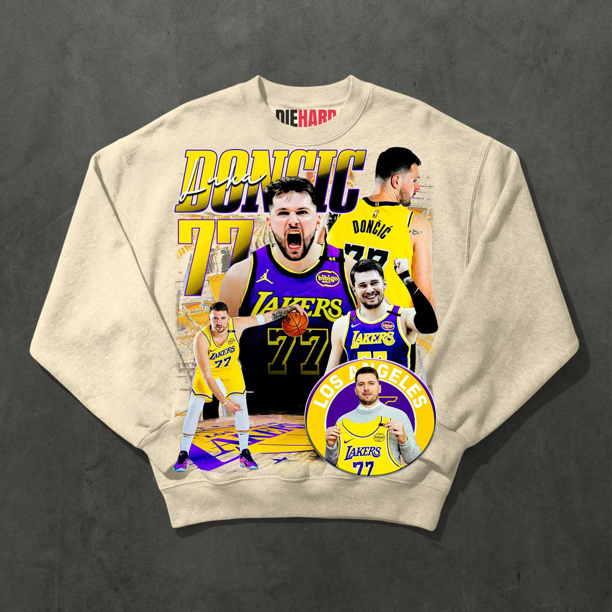 Laker Magic Tee — Crewneck Cream