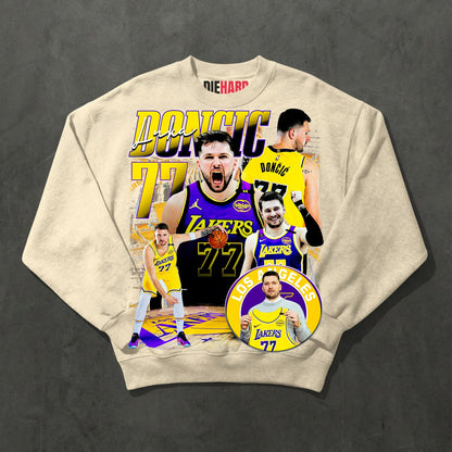 Laker Magic Tee — Crewneck Cream