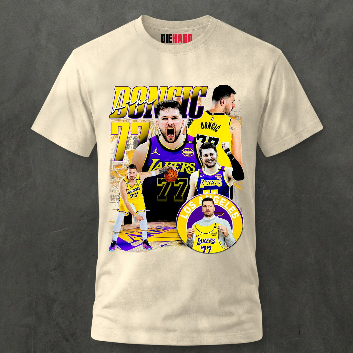 Laker Magic Tee — Youth Tee Cream
