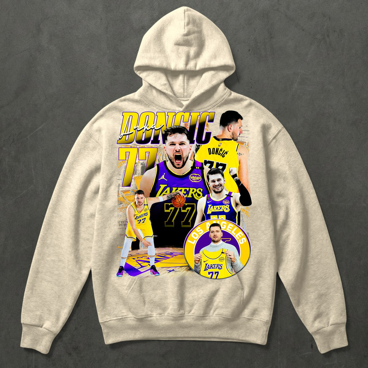 Laker Magic Tee — Hoodie Cream