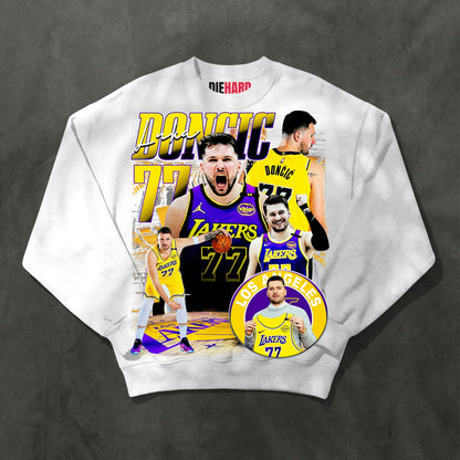 Laker Magic Tee — Crewneck White