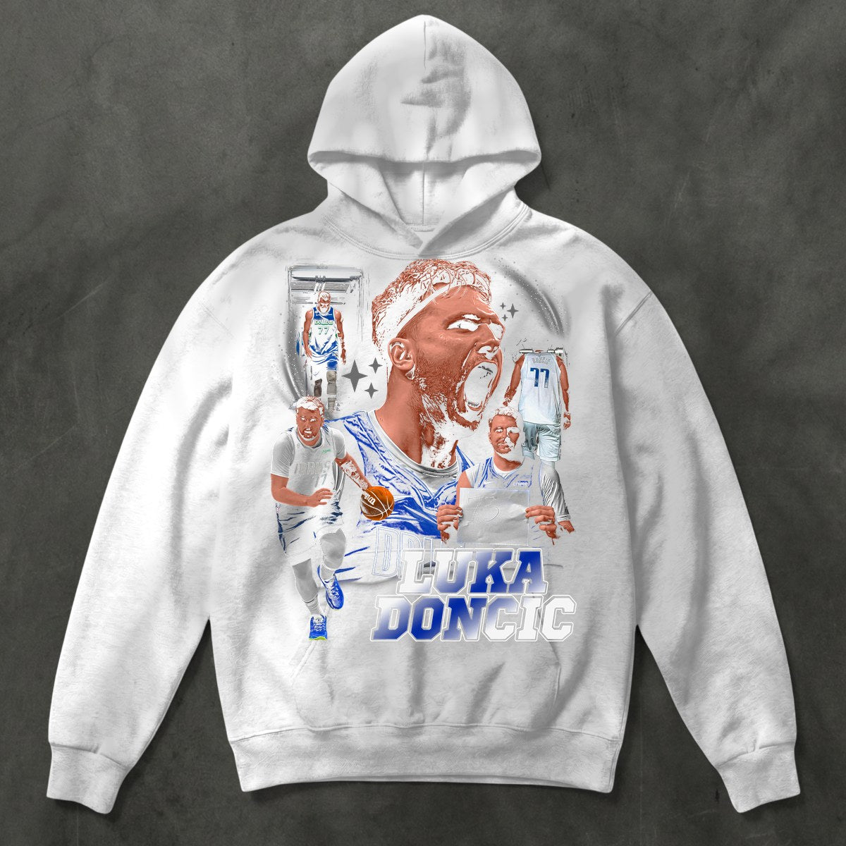 Luka Magic Tee — Hoodie White