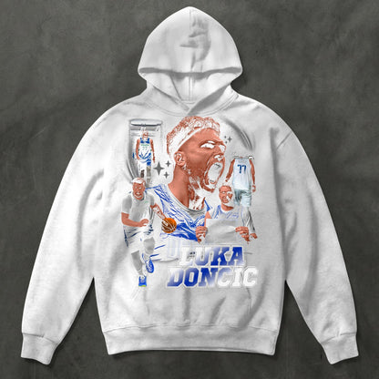 Luka Magic Tee — Hoodie White