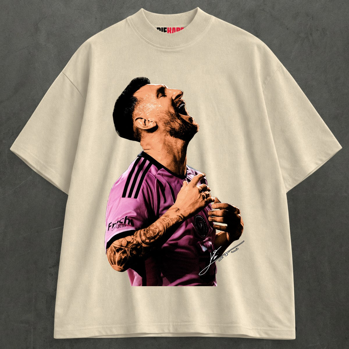Messi Tee — T-Shirt Cream