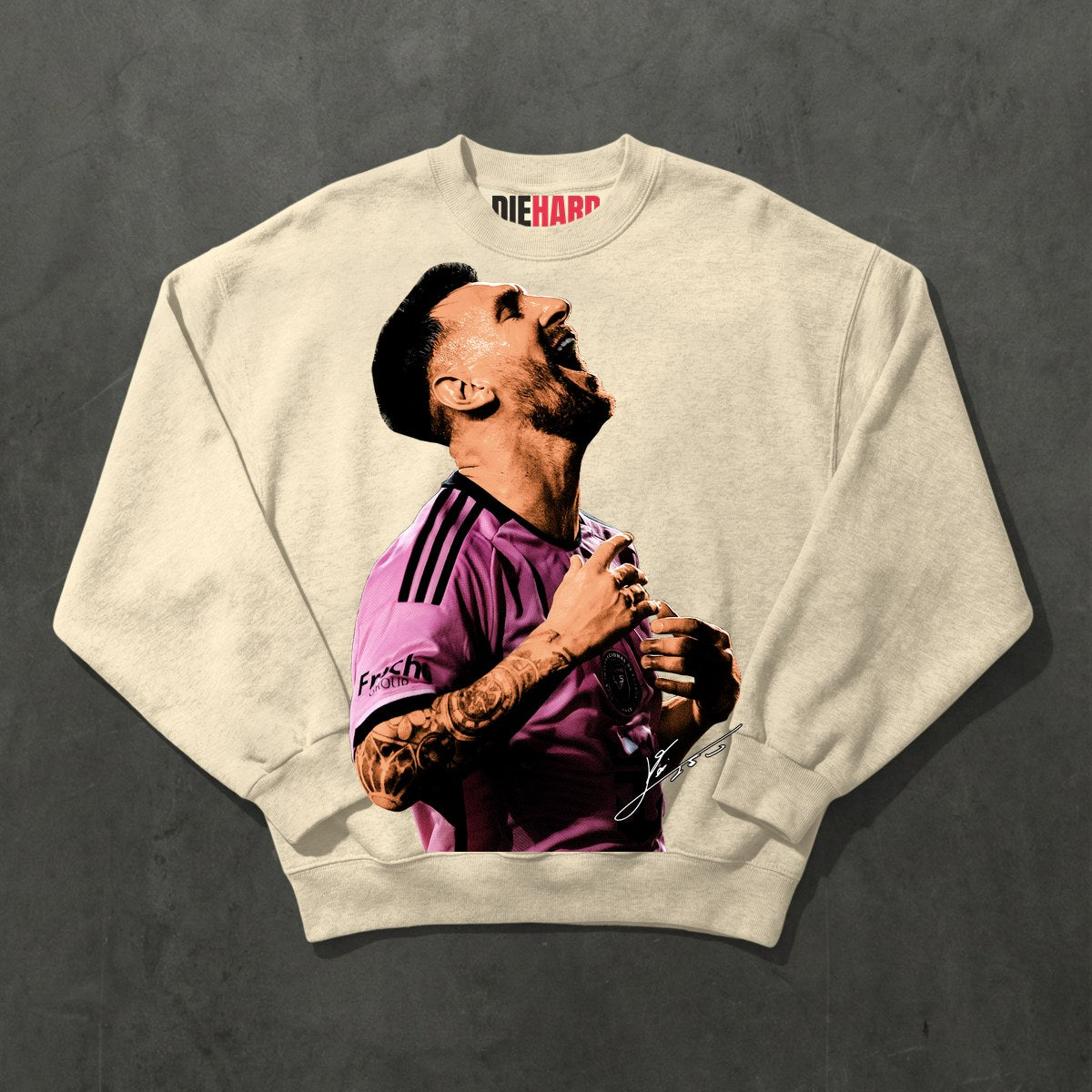 Messi Tee — Crewneck Cream
