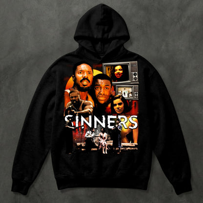Sinners Tee — Hoodie Black