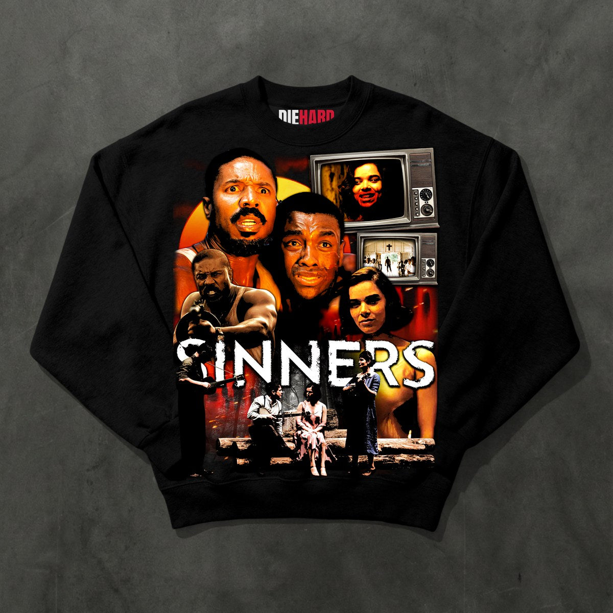 Sinners Tee — Crewneck Black