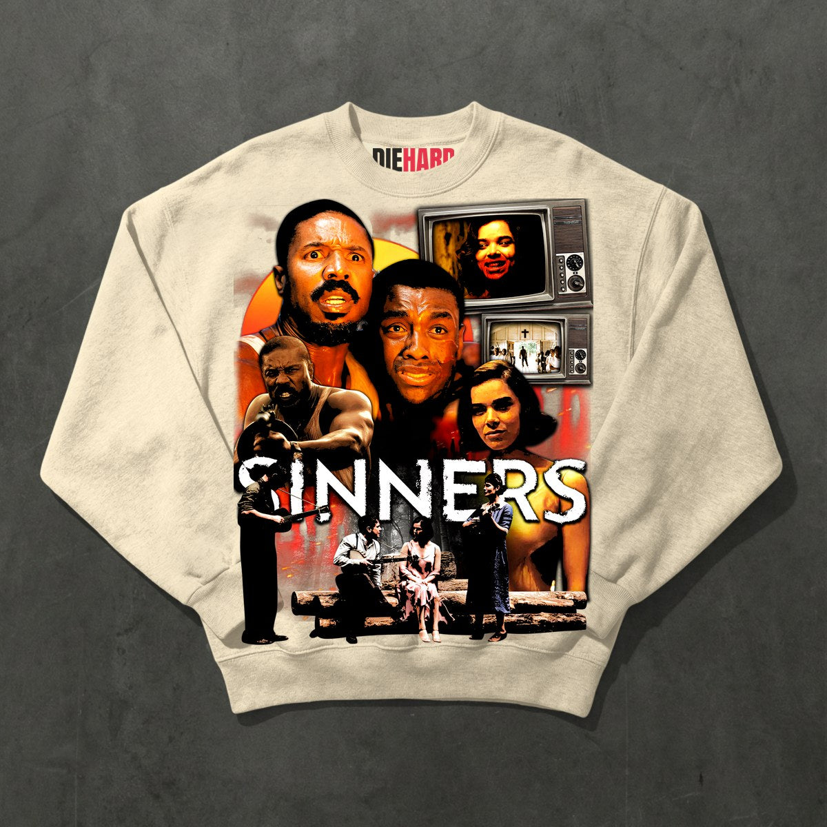 Sinners Tee — Crewneck Cream