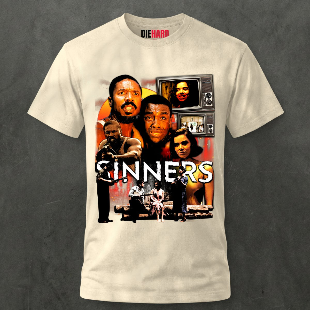 Sinners Tee — Youth Tee Cream