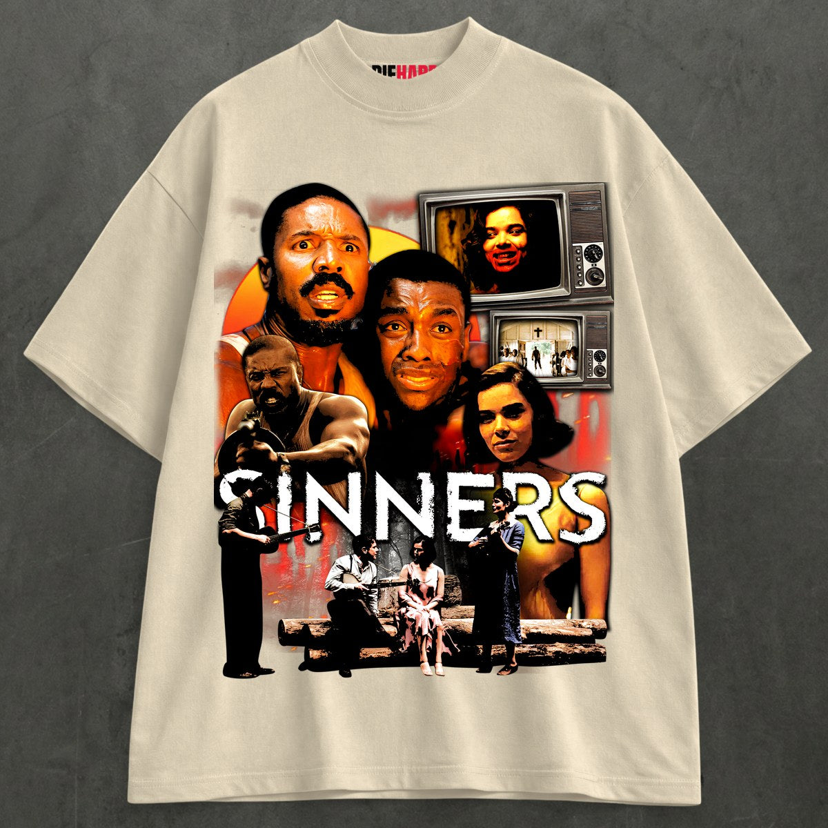 Sinners Tee — T-Shirt Cream